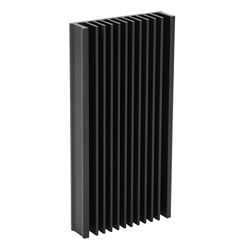 4 Stück Q50 X 12,7 X 100 Aluminium-Kühlkörper-Kühler-Chip-Kühlrippe für Leiterplatten-Chip, Geeignet für Router, CPU, Verstärker, Netzteil von Hyuduo
