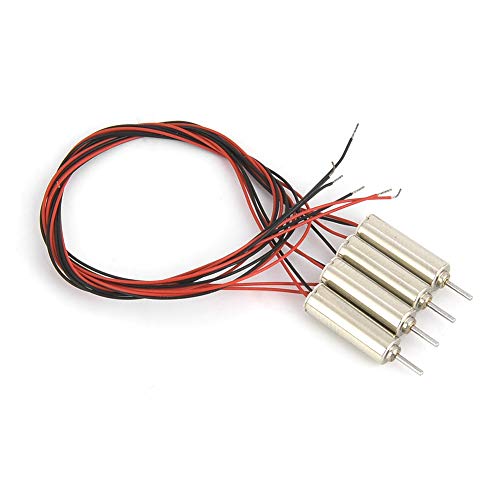 4pcs DC 4.5V Coreless Motor 4x12mm Mikromotor Modell Toy Motor Nennleistung 0.14W 31440RPM für kleine Lenkgetriebe Flugzeugmodell von Hyuduo