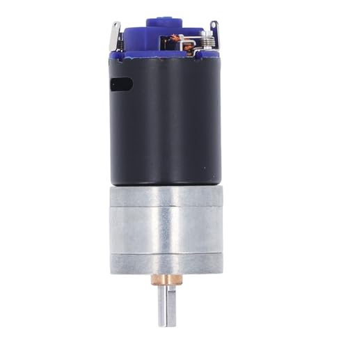 DC 12 V Getriebemotor mit Hohem Drehmoment, Exzentrische Ausgangswelle, D-Typ-Ausgangswelle, Ganzmetallgetriebe, CCW-Lenkung, Weit Verbreitet für Roboterkameras mit (2000RPM) von Hyuduo
