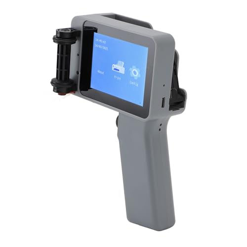 Handheld Inkjet -Druckerpistole Schnelles Trocknen Kleiner Tragbarer HD -LED 4.3 -Zoll -Touchscreen 12,7 Mm Silber mit 42 Ml Schwarzer Patrone für Barcode -Etikettenbild Handheld Inkjet -Druckerpistole Schnelles Trocknen Kleiner Tragbarer HD -LED 4.3 -Zoll -Touchscreen 12,7 Mm Silber mit 42 Ml Schwarzer Patrone für Barcode -Etikettenbild von Hyuduo