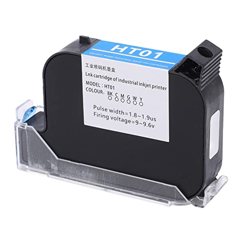 Handheld-Tintenstrahldrucker-Tintenpatrone HT01 42 Ml Handheld-Drucker-Tintenpatrone Schnell Trocknender Tintenstrahldrucker-Patronenersatz Inkjetprinterink (Blau) von Hyuduo
