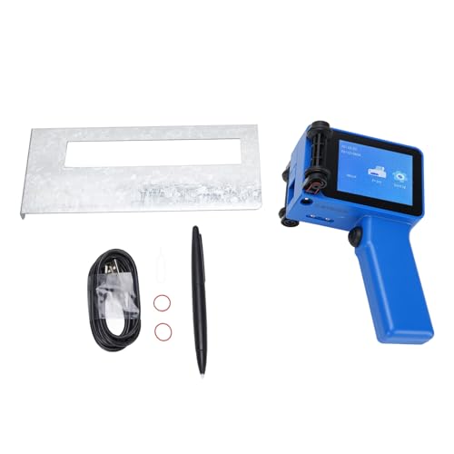 Handheld -Tintenstrahldrucker -Waffe Kleiner Tragbarer Tintenstrahldrucker mit HD LED 4.3in Touchscreen ohne Patrone 12,7 Mm für QR -Code -Barcode -Druck auf Holzstoffstoffstoff von Hyuduo