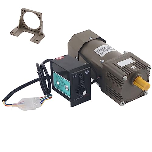 Hochwertiger Wechselstrom 220V 90W Einphasen -Asynchrone Getriebemotor - Einstellbare Geschwindigkeit für Textilmaschinen, Automatische Schweißmaschine (Geschwindigkeitsreduzierungsverhältnis 20k) von Hyuduo