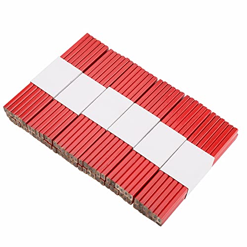Hyuduo 72pcs Hochwertiger Rotes Hard-Blei-Carpenter-Bleistift-Holzbearbeitungswerkzeug für Bauarbeiter Hyuduo 72pcs Hochwertiger Rotes Hard-Blei-Carpenter-Bleistift-Holzbearbeitungswerkzeug für Bauarbeiter von Hyuduo
