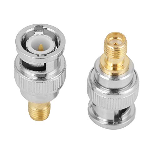 Hyuduo Langlebiger BNC Bis SMA -Adapter für Antennenverbindung, Breite Frequenzbandbreite, 2pcs Hyuduo Langlebiger BNC Bis SMA -Adapter für Antennenverbindung, Breite Frequenzbandbreite, 2pcs von Hyuduo