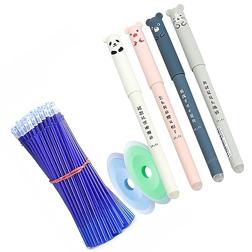 Hyuduo Löschbare Gelstifte, Cartoon Süßes Briefpapierset mit Blauem Tinte, Wasserdicht Hyuduo Löschbare Gelstifte, Cartoon Süßes Briefpapierset mit Blauem Tinte, Wasserdicht von Hyuduo