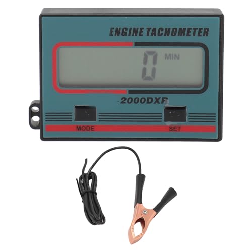 Impulsmotor-Drehzahlmesser, LCD-Display, Kleiner Motorimpuls-Drehzahlmesser, 100–30.000 U/min, Geschwindigkeit für Motoren, Rasenmäher von Hyuduo