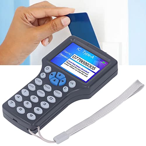 Leser-Kopierer-Duplikator, Schwarzer NFC-Kartenleser mit UID-Schlüsselanhänger HD 2,8-Zoll-Vollfarbbildschirm-Kartenkopierer-Schreibgerät, Speicherkartenzubehör von Hyuduo
