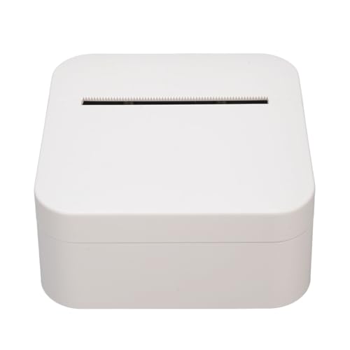 Mini Thermal -Aufkleberdrucker, Tragbare Taschenbeetik -Memo -Notizen Foto -Studie Weiß, Akku, 203DPI, 57x30 Mm, 4.0, 4.0 von Hyuduo