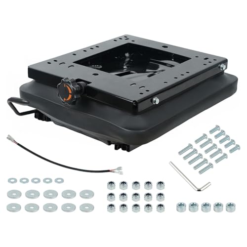 Sitzaufhängung Kit Einstellbar Komfortable Traktor -Sitzschockdämpfer -Kit mit Gleitschiene Landwirtschaftliche Maschinen Ersatzersatzteile für Wartung für Null Rasenmäher von Hyuduo