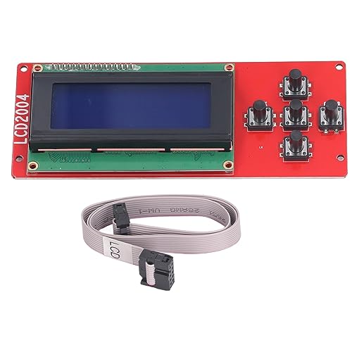 Smart Controller LCD-Anzeigetafel mit 5-poligem Flachbandkabel, Aktualisierter 2004-Controller für Anet A8 A4 A2 A6-L E2 3D-Drucker, Einfach zu Bedienende Einstellbare Parameter von Hyuduo