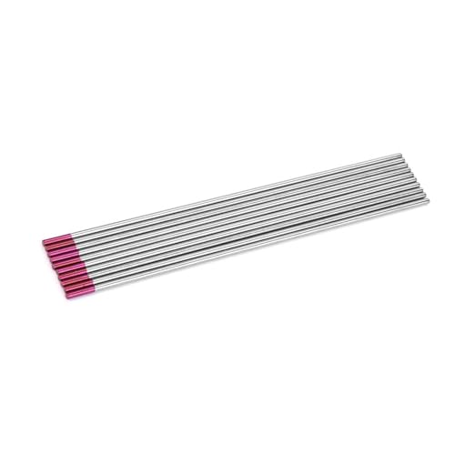WIG-Wolfram, WIG-Schweiß-Wolfram-Verbundelektroden WES Lila 2,4 X 150 mm/ 0,1 X 5,9 Zoll, 10er-Packung (1 Box), WIG-Schweißgerät von Hyuduo