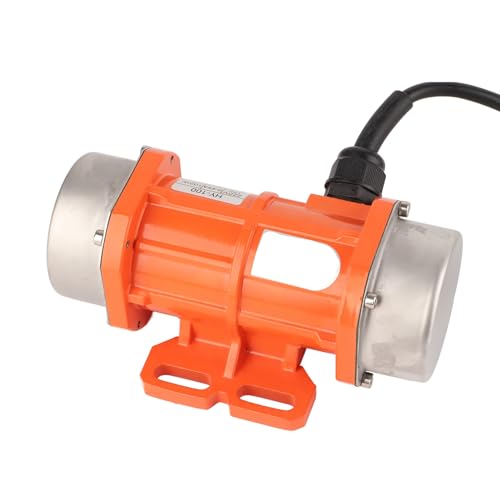 Wasserdichter Vibrationsmotor für Bau und Bergbau – Leistungsstarker Einphasiger Elektrischer Vibrationsmotor mit Einstellbarem Exzentrizitätsblock und Breiter Anwendung (100W) von Hyuduo