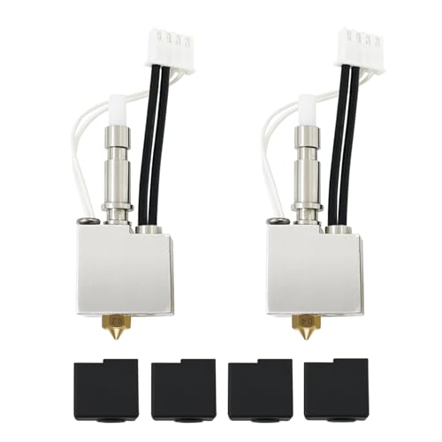 HzdaDeve 2-Pack Hotend für Kobra S1 Combo 0.2MM 0.4MM Druckkopf Extruder Kit Hot End Heizblock Heizstab Thermistor Messing Düse mit Extra 2-Pack Silikon Abdeckung für Anycubic Kobra S1/ACE Pro HzdaDeve 2-Pack Hotend für Kobra S1 Combo 0.2MM 0.4MM Druckkopf Extruder Kit Hot End Heizblock Heizstab Thermistor Messing Düse mit Extra 2-Pack Silikon Abdeckung für Anycubic Kobra S1/ACE Pro von HzdaDeve