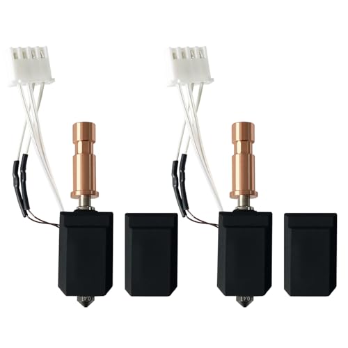 HzdaDeve 2PK 0.4MM Keramik Hotend für Kobra S1 Combo Hot End Kit Druckkopf Kühlkörper Block Heizpatrone Thermistor gehärtete Stahldüse mit Extra 2PK Silikon Abdeckung für Anycubic Kobra S1/ACE Pro HzdaDeve 2PK 0.4MM Keramik Hotend für Kobra S1 Combo Hot End Kit Druckkopf Kühlkörper Block Heizpatrone Thermistor gehärtete Stahldüse mit Extra 2PK Silikon Abdeckung für Anycubic Kobra S1/ACE Pro von HzdaDeve