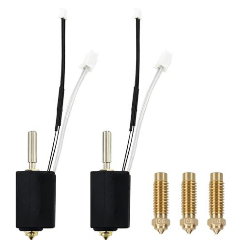 HzdaDeve 2PK Hotend für Neptune 4 Plus/Neptune 4 Max Druckkopfextruder Hot End Kit Heizblock Heizstab Silikon Abdeckung mit Extra 0.6MM 0.8MM 1.0MM Messing Düse für Elegoo Drucker Zubehör HzdaDeve 2PK Hotend für Neptune 4 Plus/Neptune 4 Max Druckkopfextruder Hot End Kit Heizblock Heizstab Silikon Abdeckung mit Extra 0.6MM 0.8MM 1.0MM Messing Düse für Elegoo Drucker Zubehör von HzdaDeve