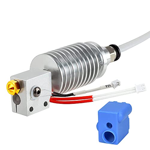 HzdaDeve 3D Drucker Extruder Kit Hot End für Anycubi Vyper Kobra Plus/Max Head Volcano Heizpatrone 24V Thermistor NTC 100K von HzdaDeve