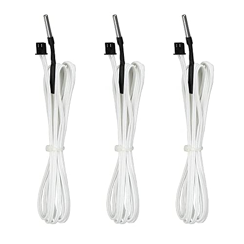 HzdaDeve Thermistor Hochtemperatur +300 Grad für Reprap Hot-End-Heizblock 3D-Druckerteile (3-Pack) von HzdaDeve