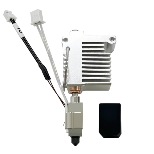 HzdaDeve Upgrade Version 2.0 Keramik Hotend für Kobra 3 Combo Hot End Kit Druckkopf Kühlkörper Block Heizpatrone Thermistor gehärtete Stahldüse Silikon Abdeckung für Anycubic Kobra 3/ACE Pro von HzdaDeve