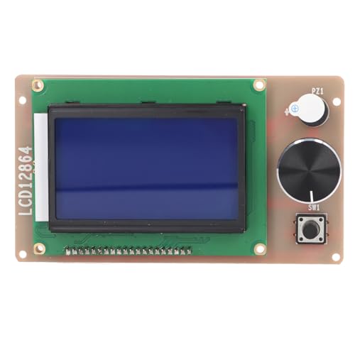 12864 LCD -Anzeigebildschirm für ANET A8 Plus 3D -Drucker Selbstcodierer, Knopfbetrieb Idealer Ersatzbildschirm für Verschiedene 3D Drucker von Hztyyier