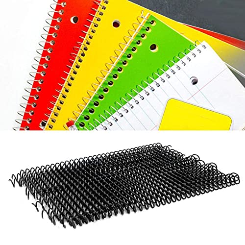 20Pcs Plastic Comb Bindings Kamm-Binderücken, 11mm/13mm/19mm Durchmesser Optional, A4-Binderücken(11mm-schwarz) von Hztyyier