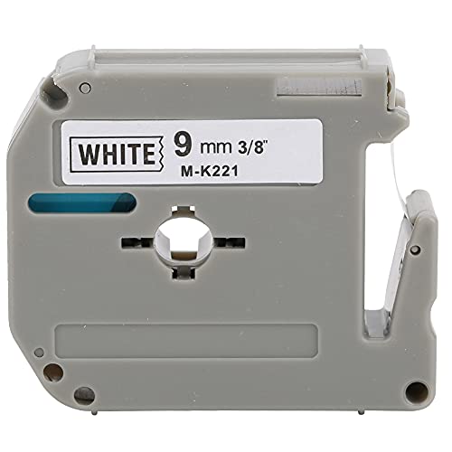9-mm-Etikettenbanddrucker Herstellung von Bürobedarf PET-Zubehör M-K221 Passend für Etikettendrucker PT 65 70 80 von Hztyyier