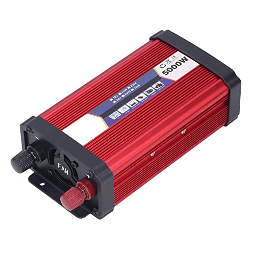 Car Power -Wechselrichter -Ladegerät 5000W Mehrfachschutz, Hochgenauigkeitsschaltkarton, Unabhängiger Stromschalter (24V bis 220V) von Hztyyier