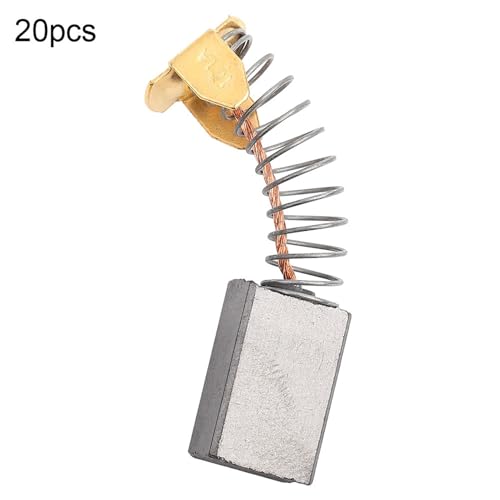 Carbonbürstenset für Elektromotoren, 20pcs 101 6 * 10 * 15 Mm Ersatzbürsten, Geeignet für Motorwerkzeuge oder Generatoren von Hztyyier