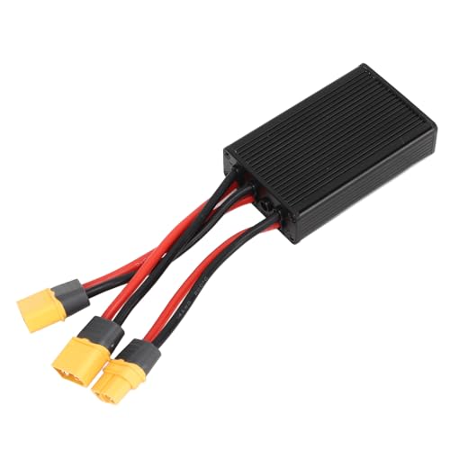 Dual Battery Pack Switch Balancer Hohe Kapazität Dual Batterie Parallelmoduladapter für Elektrofahrräder XT60 -Anschlussschnittstelle (40A) von Hztyyier