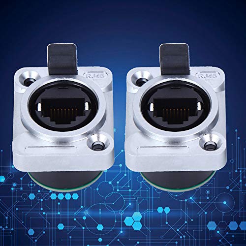 Hochwertiges Rund-RJ45-Wasserdichte mit Zinklegungsschale für Luftfahrtanschluss [2pcs] von Hztyyier
