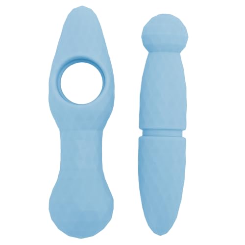 Hztyyier Handheld -Massagegeräte Myofascial Release Deep Tissue Massage Tool, Tragbarer Triggerpunktmassagegeräte für Halsrückenbeine, Geeignet für den Bürogebrauch (PINK) (BLUE) von Hztyyier