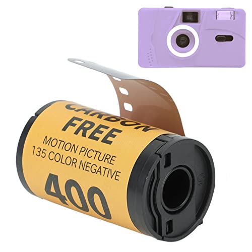 Hztyyier Portra 400 Color Print Film, ISO 320-400 35 Mm Fine Grain Wide Exposure Latitude HD Kamera Farbnegativfilm für 135 Kamera (8 Blatt) von Hztyyier