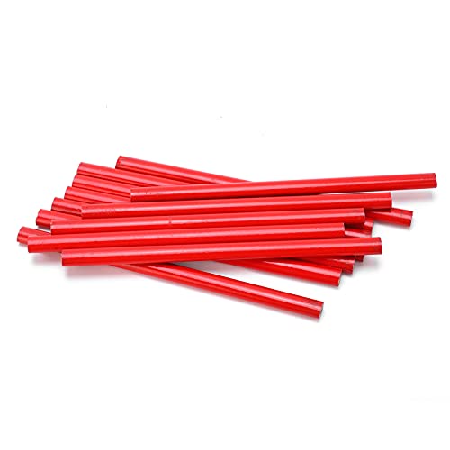 Hztyyier Schwarze Kern -Oval Carpenters Bleistifte Kiefer Holzmarke Stifthandwerkzeuge für Holzbearbeitungsprojekte [12pcs] von Hztyyier