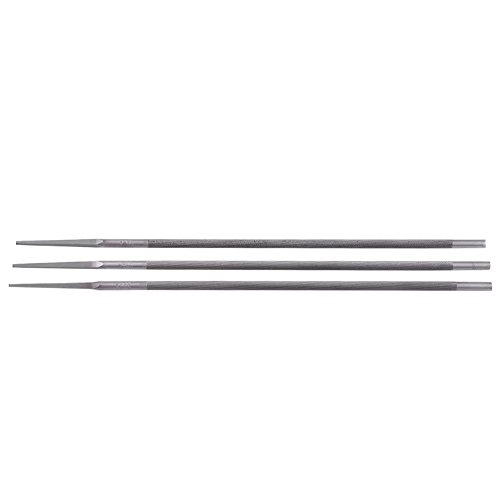 Kettensägendateien Zum Effizienten Schärfen - Runde Form mit Reißzähne - 3pcs/Set Lagerstahlkettensäk Datei in 4mm/4,8 Mm/5,5 Mm für Profi und Verwendung (4.8MM) von Hztyyier