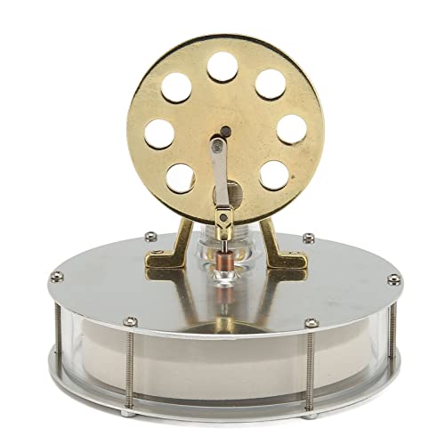 Niedertemperatur-silbriger Zinklegierungs-Edelstahl-Strom-Generator-Modell-pädagogisches Stirlingmotor-Spielzeug von Hztyyier