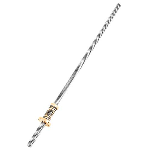 Sehr Empfehlen Sie die T8 -Bleischrankte mit T8 -Gewinde mit Anti Backlash Nuss für 3D Drucker, für Holz und Kunststoffprojekte, 8 Mm Durchmesser, 2 Mm Pitch (300 mm) von Hztyyier