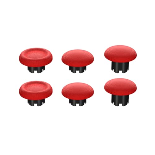 Hzxkqmil Ersatz-Analog-Joysticks Thumbsticks Daumen Griffe Sticks Auswechselbares Zubehör für PS5 Edge Controller (Rot) von Hzxkqmil