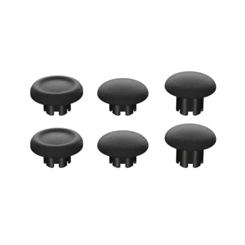 Hzxkqmil Ersatz-Analog-Joysticks Thumbsticks Daumen Griffe Sticks Auswechselbares Zubehör für PS5 Edge Controller (Schwarz) von Hzxkqmil