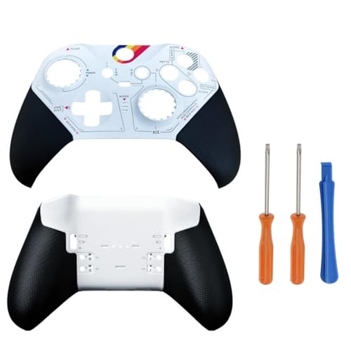 Hzxkqmil Ersatz-Gehäuse für Xbox Elite Wireless Controller Serie 2 - Special Edition, Frontplatte und Bodenplatte Schale Hüllen Abdeckung, mit Schraubendreher Werkzeug Hzxkqmil Ersatz-Gehäuse für Xbox Elite Wireless Controller Serie 2 - Special Edition, Frontplatte und Bodenplatte Schale Hüllen Abdeckung, mit Schraubendreher Werkzeug von Hzxkqmil