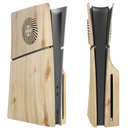 Hzxkqmil Ersatz-Platten Abdeckung Faceplates für PS5 Slim Konsole Disc Edition, Seitenplatten mit Kühlungsöffnungen Benutzerdefinierte Hülle ABS-Gehäuse Anti-Kratzer Zubehör, Holzmaserung Hzxkqmil Ersatz-Platten Abdeckung Faceplates für PS5 Slim Konsole Disc Edition, Seitenplatten mit Kühlungsöffnungen Benutzerdefinierte Hülle ABS-Gehäuse Anti-Kratzer Zubehör, Holzmaserung von Hzxkqmil