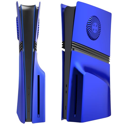 Hzxkqmil Ersatz-Platten Abdeckung für PS5 Pro Konsole, Faceplate Benutzerdefinierte Gehäuse Seitenplatten mit Kühlungsöffnungen ABS Cover Zubehör für PS5 Pro Disc Edition, Blau Hzxkqmil Ersatz-Platten Abdeckung für PS5 Pro Konsole, Faceplate Benutzerdefinierte Gehäuse Seitenplatten mit Kühlungsöffnungen ABS Cover Zubehör für PS5 Pro Disc Edition, Blau von Hzxkqmil