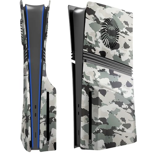 Hzxkqmil Ersatz-Platten Abdeckung für PS5 Pro Konsole, Faceplate Benutzerdefinierte Gehäuse Seitenplatten mit Kühlungsöffnungen ABS Cover Zubehör für PS5 Pro Disc Edition, Tarnfarbe Hzxkqmil Ersatz-Platten Abdeckung für PS5 Pro Konsole, Faceplate Benutzerdefinierte Gehäuse Seitenplatten mit Kühlungsöffnungen ABS Cover Zubehör für PS5 Pro Disc Edition, Tarnfarbe von Hzxkqmil