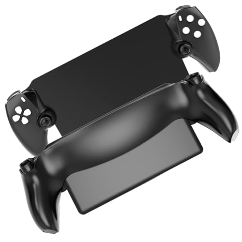 Hzxkqmil Ersatz-Schale Gehäuse für Playstation Portal Remote Player, DIY Hülle Faceplate Abdeckung Platten + Reparaturwerkzeug für PS5 Portal (Schwarz) von Hzxkqmil