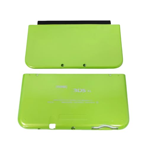 Hzxkqmil Ersatz-Schale Vordere & Hintere Abdeckung für Nintendo New 3DS XL Konsole, Oberes/Unteres Gehäuse DIY Abdeckplatten Zubehör für New 3DSXL (Grün) von Hzxkqmil