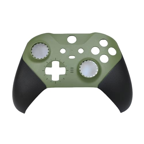 Hzxkqmil Ersatz-Schale Vorderes Gehäuse Abdeckplatten Faceplate Ersatzteile für Xbox Elite Controller Series 2 (Armeegrün) von Hzxkqmil