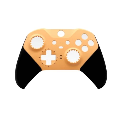 Hzxkqmil Ersatz-Schale Vorderes Gehäuse Abdeckplatten Faceplate Ersatzteile für Xbox Elite Controller Series 2 (Orange) von Hzxkqmil