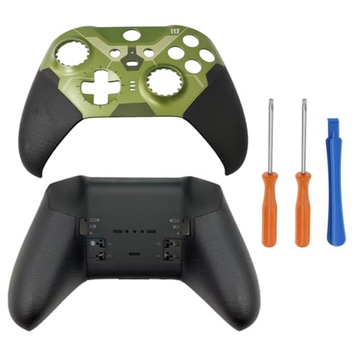 Hzxkqmil Ersatzgehäuse Schale für Xbox Elite Serie 2 Controller - Limited Edition, Vordere Abdeckung Hüllen & Untere Gehäuse mit Schraubendreher-Werkzeug Hzxkqmil Ersatzgehäuse Schale für Xbox Elite Serie 2 Controller - Limited Edition, Vordere Abdeckung Hüllen & Untere Gehäuse mit Schraubendreher-Werkzeug von Hzxkqmil