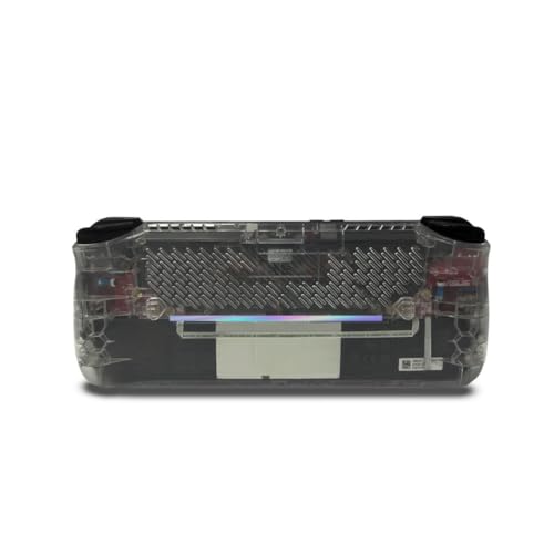 Hzxkqmil Klare Ersatz Rückplatten Abdeckung Schale DIY-Handheld Transparente Unteres Gehäuse Zubehör für ROG Ally X Konsole, Transparent Schwarz Hzxkqmil Klare Ersatz Rückplatten Abdeckung Schale DIY-Handheld Transparente Unteres Gehäuse Zubehör für ROG Ally X Konsole, Transparent Schwarz von Hzxkqmil
