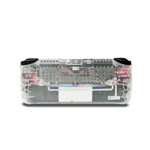 Hzxkqmil Klare Ersatz Rückplatten Abdeckung Schale DIY-Handheld Transparente Unteres Gehäuse Zubehör für ROG Ally X Konsole, Transparent Weiß Hzxkqmil Klare Ersatz Rückplatten Abdeckung Schale DIY-Handheld Transparente Unteres Gehäuse Zubehör für ROG Ally X Konsole, Transparent Weiß von Hzxkqmil