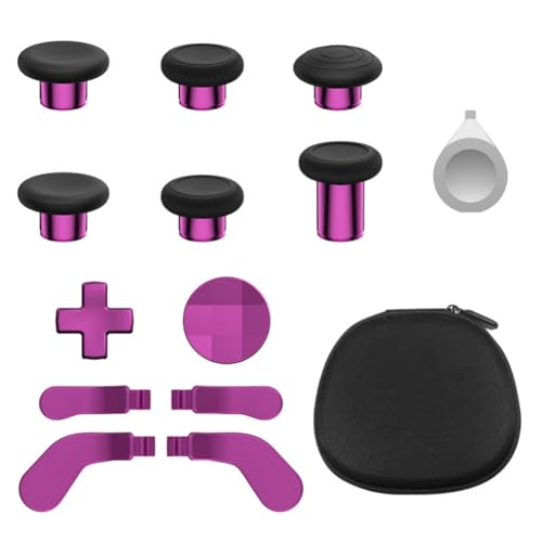 Hzxkqmil Metall Thumbsticks für Xbox Elite Controller Series 2, 13 in 1 Ersatz Joystick Rücken-Paddles Analog-Sticks D-Pads Zubehörset mit Werkzeug, Rosenrot Hzxkqmil Metall Thumbsticks für Xbox Elite Controller Series 2, 13 in 1 Ersatz Joystick Rücken-Paddles Analog-Sticks D-Pads Zubehörset mit Werkzeug, Rosenrot von Hzxkqmil